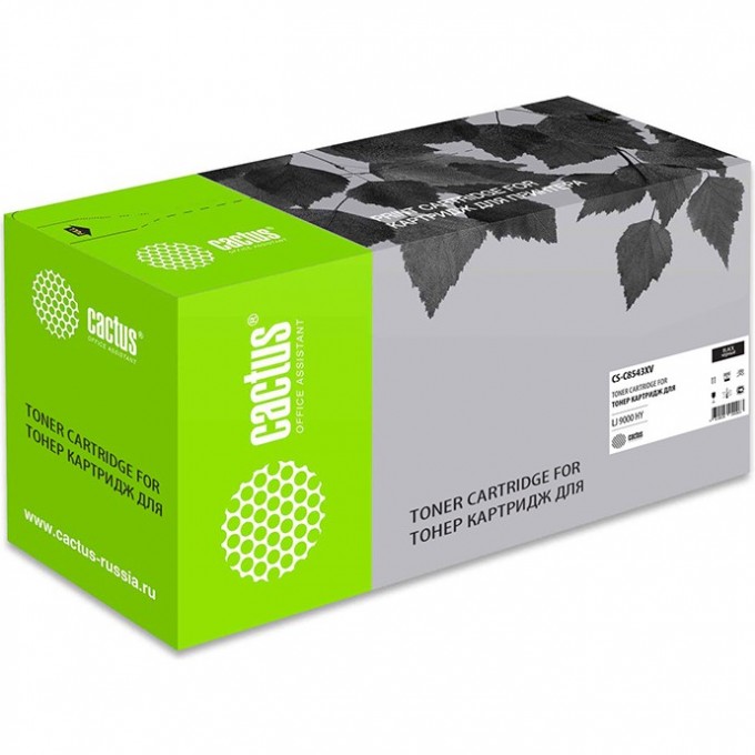 Лазерный картридж CACTUS (HP 43X) для HP LaserJet 9000, 9000dn, 9000hnf, 9000l MFP, 9000n, 9040, 9040dn, 9040 MFP, 9040n, 9050, 9050dn, 9050 MFP, 9050n, M9040, M9050, M9059, черный, увеличенной емкости, 30 000 стр. CS-C8543XV Лазерный картридж CACTUS (HP 43X) для HP LaserJet 9000, 9000dn, 9000hnf, 9000l MFP, 9000n, 9040, 9040dn, 9040 MFP, 9040n, 9050, 9050dn, 9050 MFP, 9050n, M9040, M9050, M9059, черный, увеличенной емкости, 30 000 стр. CS-C8543XV