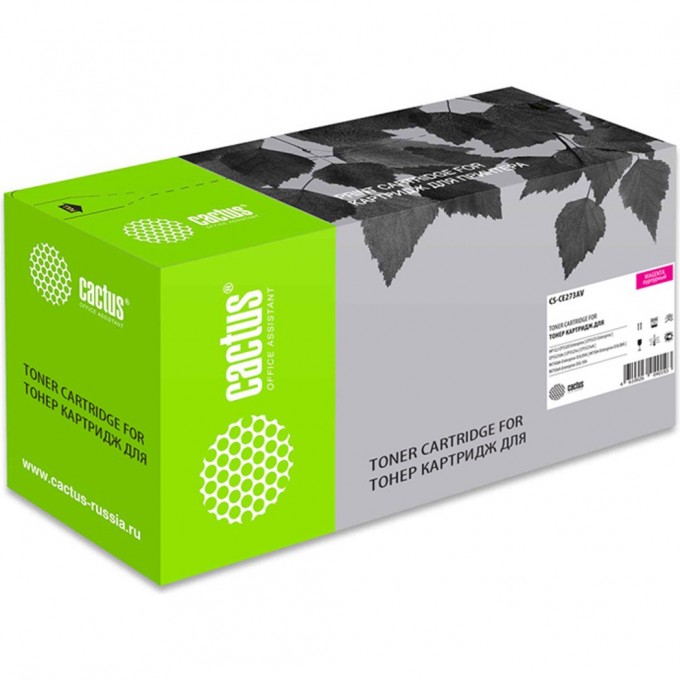 Лазерный картридж CACTUS (HP 650A) для HP Color LaserJet CP5520 Enterprise, CP5525 Enterprise, CP5525dn, CP5525n, CP5525xh, M750dn Enterprise D3L09A, M750n Enterprise D3L08A, пурпурный, 15 000 стр. CS-CE273AV Лазерный картридж CACTUS (HP 650A) для HP Color LaserJet CP5520 Enterprise, CP5525 Enterprise, CP5525dn, CP5525n, CP5525xh, M750dn Enterprise D3L09A, M750n Enterprise D3L08A, пурпурный, 15 000 стр. CS-CE273AV