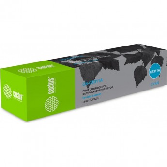 Лазерный картридж CACTUS CS-CE311A (HP 126A) для HP Color LaserJet CP1012 Pro, CP1025 Pro (CF346A), CP1025nw Pro (CE918A), CP1025 Pro Plus, M175a color MFP Pro (CE865A), M175nw (CE866A), M275 (CF040A), голубой, 1 000 стр. Лазерный картридж CACTUS CS-CE311A (HP 126A) для HP Color LaserJet CP1012 Pro, CP1025 Pro (CF346A), CP1025nw Pro (CE918A), CP1025 Pro Plus, M175a color MFP Pro (CE865A), M175nw (CE866A), M275 (CF040A), голубой, 1 000 стр.