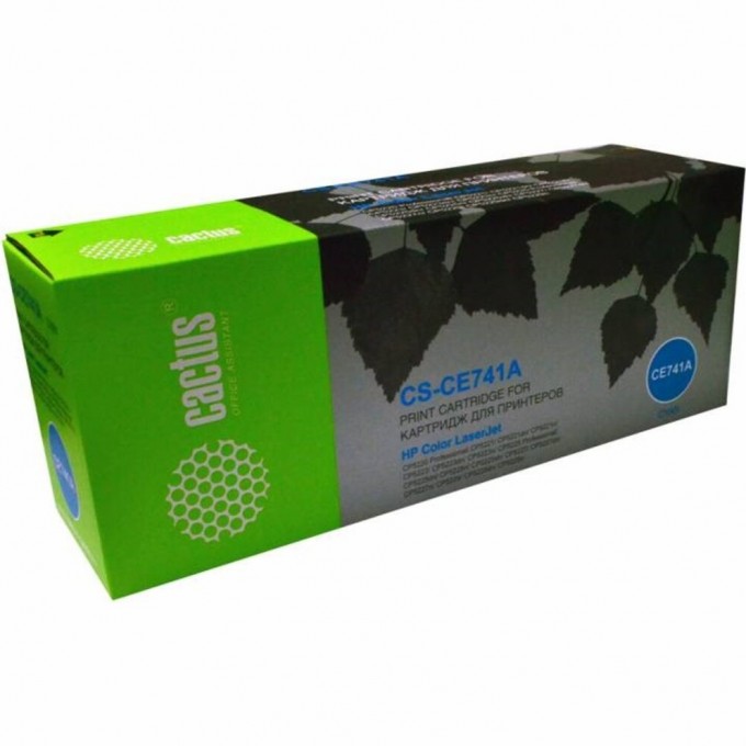 Лазерный картридж CACTUS (HP 307A) для HP Color LaserJet CP5220, CP5221, CP5221dn, CP5221n, CP5223, CP5223dn, CP5223n, CP5225, CP5225n, CP5225xh, CP5227, CP5227n, CP5229, CP5229dn, CP5229n, голубой, 7 300 стр. CS-CE741A Лазерный картридж CACTUS (HP 307A) для HP Color LaserJet CP5220, CP5221, CP5221dn, CP5221n, CP5223, CP5223dn, CP5223n, CP5225, CP5225n, CP5225xh, CP5227, CP5227n, CP5229, CP5229dn, CP5229n, голубой, 7 300 стр. CS-CE741A