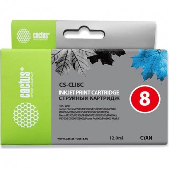 Струйный картридж CACTUS CS-CLI8C (CLI-8C) для Canon Pixma MP500, MP510, MP520, MP530, MP600, MP800, MP810, MP830, MP970, MX700, 850, iP3300, iP3500, iP4200, iP5200, iP5300, iP6600D, iP6700D, iX4000, iX5000, Pro 9000, голубой, 12 мл Струйный картридж CACTUS CS-CLI8C (CLI-8C) для Canon Pixma MP500, MP510, MP520, MP530, MP600, MP800, MP810, MP830, MP970, MX700, 850, iP3300, iP3500, iP4200, iP5200, iP5300, iP6600D, iP6700D, iX4000, iX5000, Pro 9000, голубой, 12 мл
