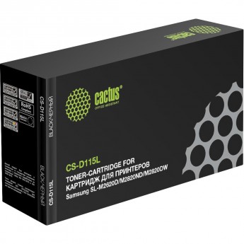 Лазерный картридж CACTUS CS-D115L (MLT-D115L) для Samsung Xpress M2620, M2620d, M2670, M2820, M2820dw, M2820nd, M2830, M2830dw, M2870, M2870fd, M2870fw, M2880fw, черный, увеличенной емкости, 3 000 стр. Лазерный картридж CACTUS CS-D115L (MLT-D115L) для Samsung Xpress M2620, M2620d, M2670, M2820, M2820dw, M2820nd, M2830, M2830dw, M2870, M2870fd, M2870fw, M2880fw, черный, увеличенной емкости, 3 000 стр.