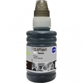 Чернила CACTUS CS-EPT6641 для Epson L100, L110, L120, L132, L200, L210, L222, L300, L312, L350, L355, L382, L386, L456, L486, L550, L555, L566, L605, L655, L1300, L1455, L3050, L3060, L3070, L362, L364, L366, черный, 100 мл Чернила CACTUS CS-EPT6641 для Epson L100, L110, L120, L132, L200, L210, L222, L300, L312, L350, L355, L382, L386, L456, L486, L550, L555, L566, L605, L655, L1300, L1455, L3050, L3060, L3070, L362, L364, L366, черный, 100 мл