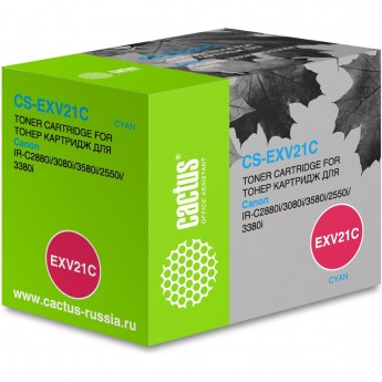 Лазерный картридж CACTUS CS-EXV21C (C-EXV 21) для Canon IR C2380, C2380i, C2550, C2550i, C2880, C2880i, C3080, C3080i, C3380, C3380e, C3380i, C3380ne, C3480, C3480i, C3580, C3580i, C3580ne, C3880, C3880i, голубой, 14 000 стр. Лазерный картридж CACTUS CS-EXV21C (C-EXV 21) для Canon IR C2380, C2380i, C2550, C2550i, C2880, C2880i, C3080, C3080i, C3380, C3380e, C3380i, C3380ne, C3480, C3480i, C3580, C3580i, C3580ne, C3880, C3880i, голубой, 14 000 стр.