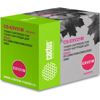 Лазерный картридж CACTUS CS-EXV21M (C-EXV 21) для Canon IR C2380, C2380i, C2550, C2550i, C2880, C2880i, C3080, C3080i, C3380, C3380e, C3380i, C3380ne, C3480, C3480i, C3580, C3580i, C3580ne, C3880, C3880i, пурпурный, 14 000 стр. Лазерный картридж CACTUS CS-EXV21M (C-EXV 21) для Canon IR C2380, C2380i, C2550, C2550i, C2880, C2880i, C3080, C3080i, C3380, C3380e, C3380i, C3380ne, C3480, C3480i, C3580, C3580i, C3580ne, C3880, C3880i, пурпурный, 14 000 стр.