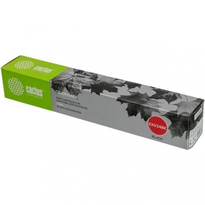 Лазерный картридж CACTUS CS-EXV34BK (C-EXV34) для Canon IR Advance C2020, Advance C2020l, Advance C2025, Advance C2030, Advance C2030l, Advance C2220, Advance C2220l, Advance C2225, Advance C2230, черный, 23 000 стр. cs-exv34bk-1 Лазерный картридж CACTUS CS-EXV34BK (C-EXV34) для Canon IR Advance C2020, Advance C2020l, Advance C2025, Advance C2030, Advance C2030l, Advance C2220, Advance C2220l, Advance C2225, Advance C2230, черный, 23 000 стр. cs-exv34bk-1