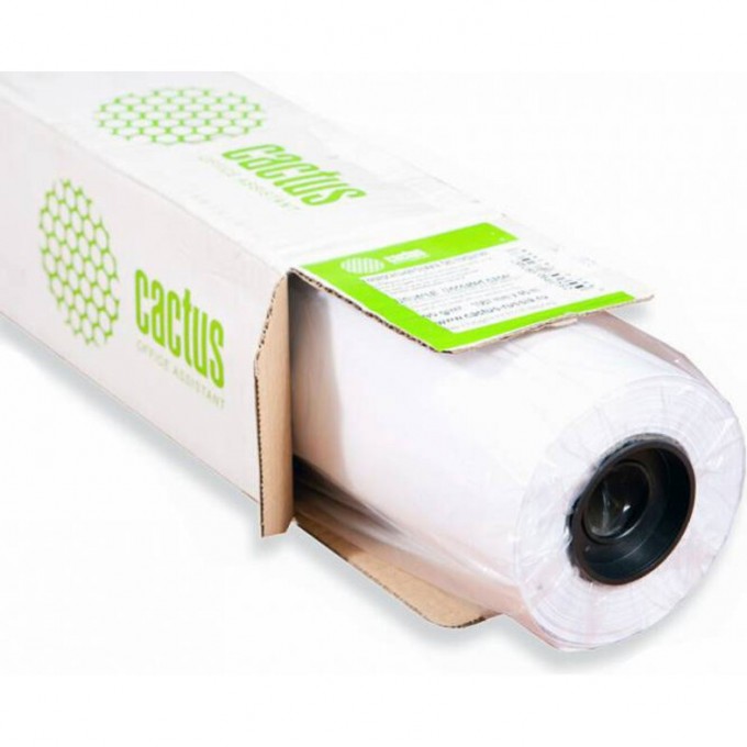 Бумага CACTUS Eco , формат 36" (A0), 80г/м2, для струйной печати, белая CS-LFP80-914457E Бумага CACTUS Eco , формат 36" (A0), 80г/м2, для струйной печати, белая CS-LFP80-914457E