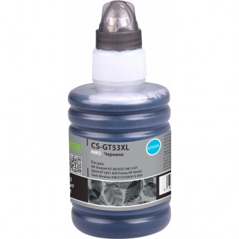 Чернила CACTUS CS-GT53XL (1VV21AE) для HP Smart Tank Wireless 500, 515, 530 AiO, черный, 135 мл Чернила CACTUS CS-GT53XL (1VV21AE) для HP Smart Tank Wireless 500, 515, 530 AiO, черный, 135 мл