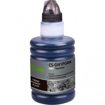 Чернила CACTUS CS-GI41PGBK для Canon Pixma G1420, G2420, G2460, G3420, G3460, черный, 140 мл Чернила CACTUS CS-GI41PGBK для Canon Pixma G1420, G2420, G2460, G3420, G3460, черный, 140 мл