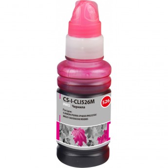 Чернила CACTUS CS-I-CLI526M для Canon PIXMA iP4850, MG5250, MG5150, iX6550, пурпурный, 100 мл Чернила CACTUS CS-I-CLI526M для Canon PIXMA iP4850, MG5250, MG5150, iX6550, пурпурный, 100 мл
