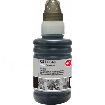 Чернила CACTUS CS-I-PG40 для Canon PIXMA MP150, MP160, MP170, MP180, MP210, черный, 100 мл Чернила CACTUS CS-I-PG40 для Canon PIXMA MP150, MP160, MP170, MP180, MP210, черный, 100 мл
