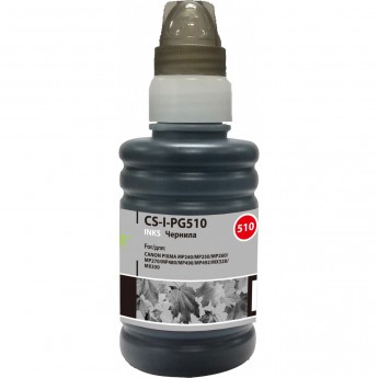 Чернила CACTUS CS-I-PG510 для Canon PIXMA MP240, MP250, MP260, MP270, MP480, черный, 100 мл Чернила CACTUS CS-I-PG510 для Canon PIXMA MP240, MP250, MP260, MP270, MP480, черный, 100 мл