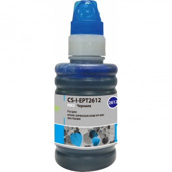 Чернила CACTUS CS-I-EPT2612 для Epson ExpIession Home XP-600, 605, 700, 800, голубой, 100 мл Чернила CACTUS CS-I-EPT2612 для Epson ExpIession Home XP-600, 605, 700, 800, голубой, 100 мл