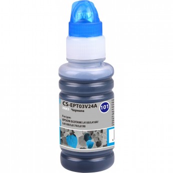 Чернила CACTUS CS-EPT03V24A для Epson L4150, L4160, L6160, голубой, 70 мл Чернила CACTUS CS-EPT03V24A для Epson L4150, L4160, L6160, голубой, 70 мл