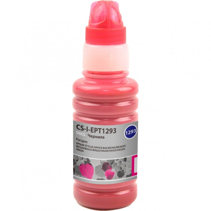 Чернила CACTUS для Epson Stylus Office B42, BX305, BX305F, BX320, BX525, пурпурный, 100 мл CS-I-EPT1293 Чернила CACTUS для Epson Stylus Office B42, BX305, BX305F, BX320, BX525, пурпурный, 100 мл CS-I-EPT1293