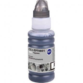 Чернила CACTUS CS-I-EPT0801 для Epson Stylus Photo P50, черный, 100 мл Чернила CACTUS CS-I-EPT0801 для Epson Stylus Photo P50, черный, 100 мл
