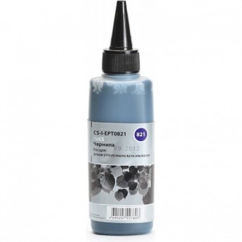 Чернила CACTUS CS-I-EPT0821 для Epson Stylus Photo R270, 290, RX590, черный, 100 мл Чернила CACTUS CS-I-EPT0821 для Epson Stylus Photo R270, 290, RX590, черный, 100 мл