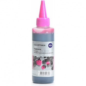 Чернила CACTUS CS-I-EPT0826 для Epson Stylus Photo R270, 290, RX590, светло-пурпурный, 100 мл Чернила CACTUS CS-I-EPT0826 для Epson Stylus Photo R270, 290, RX590, светло-пурпурный, 100 мл