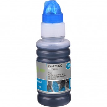 Чернила CACTUS CS-I-CZ102C для HP Deskjet Ink Advantage 1015, 1515, 2515, 2545, голубой, 100 мл Чернила CACTUS CS-I-CZ102C для HP Deskjet Ink Advantage 1015, 1515, 2515, 2545, голубой, 100 мл