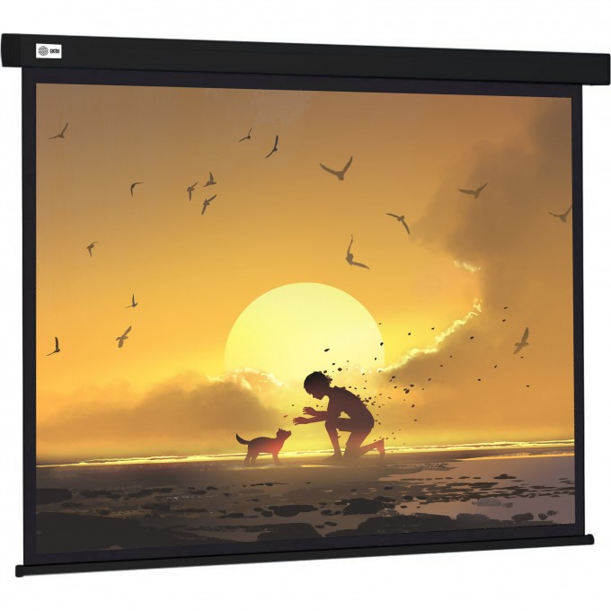 Экран CACTUS WALLSCREEN , 1:1, настенно-потолочный, корпус черный, 150x150 см. CS-PSW-150X150-BK Экран CACTUS WALLSCREEN , 1:1, настенно-потолочный, корпус черный, 150x150 см. CS-PSW-150X150-BK