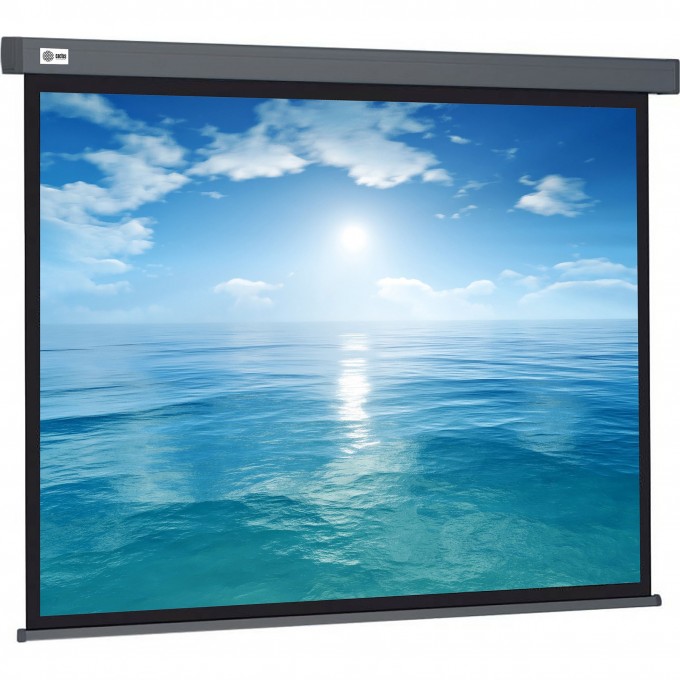 Экран CACTUS WALLSCREEN , 16:9, настенно-потолочный, белый, корпус серый, 104.6x186 см. CS-PSW-104X186-SG Экран CACTUS WALLSCREEN , 16:9, настенно-потолочный, белый, корпус серый, 104.6x186 см. CS-PSW-104X186-SG