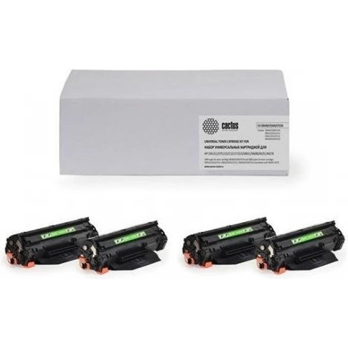 Комплект картриджей CACTUS CS-CE340A-CE341A-CE342A-CE343A для принтеров HP Color LaserJet M775 (Enterprise 700 color), M775dn MFP, M775f MFP, M775z MFP, M775zplus MFP cs-ce340a-1-2-3