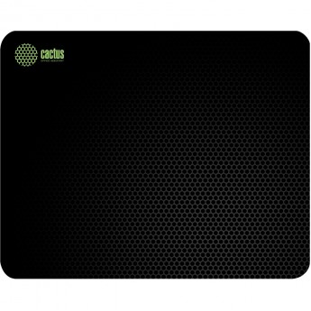 Коврик для мыши CACTUS BLACK MESH черный 250x200x3мм