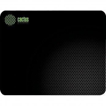 Коврик для мыши CACTUS BLACK MESH черный 300x250x3мм