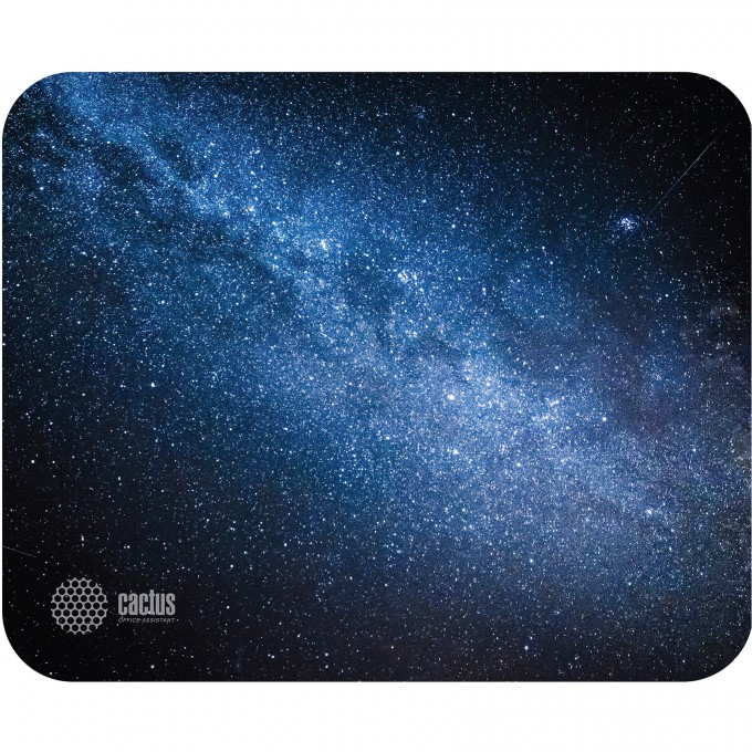 Коврик для мыши CACTUS MILKY WAY черный 300x250x2мм CS-MP-P02M Коврик для мыши CACTUS MILKY WAY черный 300x250x2мм CS-MP-P02M