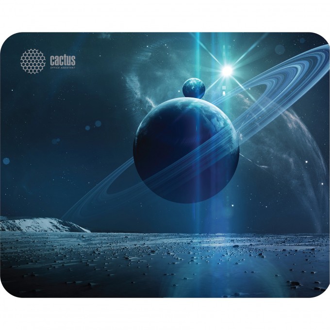 Коврик для мыши CACTUS SATURN черный 300x250x2мм CS-MP-P03M Коврик для мыши CACTUS SATURN черный 300x250x2мм CS-MP-P03M