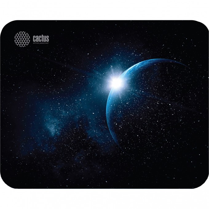 Коврик для мыши CACTUS SPACE черный 220x180x2мм CS-MP-P04XS Коврик для мыши CACTUS SPACE черный 220x180x2мм CS-MP-P04XS