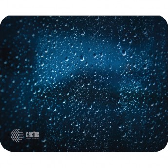 Коврик для мыши CACTUS WATER DROPS черный 220x180x2мм Коврик для мыши CACTUS WATER DROPS черный 220x180x2мм