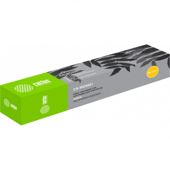 Лазерный картридж CACTUS (006R01573) для Xerox WorkCentre 5019, 5019B, 5021, 5021B, 5021U, 5022, 5022d, 5022dn, 5024, 5024dn, черный, 9 000 стр. CS-WC5021 Лазерный картридж CACTUS (006R01573) для Xerox WorkCentre 5019, 5019B, 5021, 5021B, 5021U, 5022, 5022d, 5022dn, 5024, 5024dn, черный, 9 000 стр. CS-WC5021