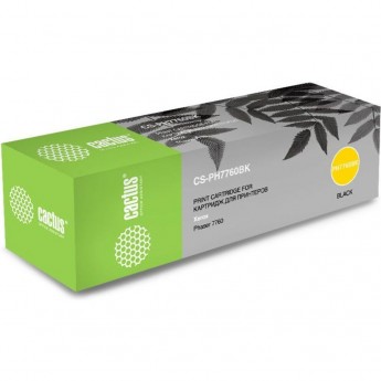 Лазерный картридж CACTUS CS-PH7760BK (106R01163) для Xerox Phaser 7760, 7760dn, 7760dx, 7760dxf, черный, барабан в комплекте, 32 000 стр. Лазерный картридж CACTUS CS-PH7760BK (106R01163) для Xerox Phaser 7760, 7760dn, 7760dx, 7760dxf, черный, барабан в комплекте, 32 000 стр.