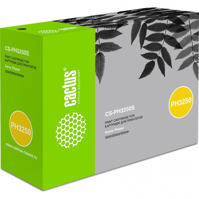 Лазерный картридж CACTUS (106R01373) для Xerox Phaser 3250, 3250d, 3250dn, 3250vd, 3250vdn, черный, 3 500 стр. CS-PH3250S Лазерный картридж CACTUS (106R01373) для Xerox Phaser 3250, 3250d, 3250dn, 3250vd, 3250vdn, черный, 3 500 стр. CS-PH3250S