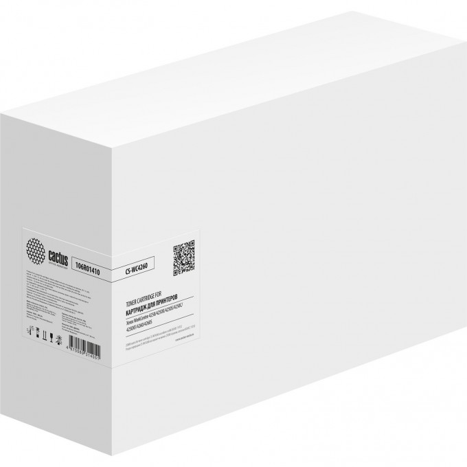 Лазерный картридж CACTUS (106R01410) для Xerox WorkCentre 4250, 4250X, 4250S, 4250C, черный, 25 000 стр. CS-WC4260 Лазерный картридж CACTUS (106R01410) для Xerox WorkCentre 4250, 4250X, 4250S, 4250C, черный, 25 000 стр. CS-WC4260