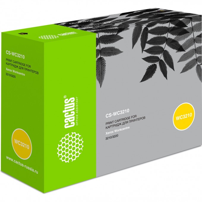 Лазерный картридж CACTUS (106R01485) для Xerox WorkCentre 3210, 3210n, 3220, черный, 2 000 стр. CS-WC3210 Лазерный картридж CACTUS (106R01485) для Xerox WorkCentre 3210, 3210n, 3220, черный, 2 000 стр. CS-WC3210