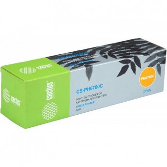 Лазерный картридж CACTUS CS-PH6700C (106R01523) для Xerox Phaser 6700, 6700dn, 6700n, голубой, 12 000 стр. Лазерный картридж CACTUS CS-PH6700C (106R01523) для Xerox Phaser 6700, 6700dn, 6700n, голубой, 12 000 стр.