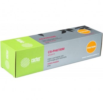 Лазерный картридж CACTUS CS-PH6700M (106R01524) для Xerox Phaser 6700, 6700DN, 6700N, пурпурный, 12 000 стр. Лазерный картридж CACTUS CS-PH6700M (106R01524) для Xerox Phaser 6700, 6700DN, 6700N, пурпурный, 12 000 стр.