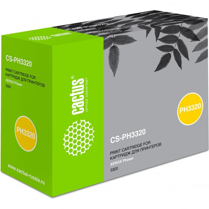 Лазерный картридж CACTUS (106R02304) для Xerox Phaser 3320, 3320dni, черный, 5 000 стр. CS-PH3320 Лазерный картридж CACTUS (106R02304) для Xerox Phaser 3320, 3320dni, черный, 5 000 стр. CS-PH3320