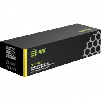 Лазерный картридж CACTUS CS-PH6022Y (106R02762) для Xerox Phaser 6020, 6020bl, 6022, 6022nl; WorkCentre 6025, 6025bl, 6027, 6027nl, желтый, 1 000 стр. Лазерный картридж CACTUS CS-PH6022Y (106R02762) для Xerox Phaser 6020, 6020bl, 6022, 6022nl; WorkCentre 6025, 6025bl, 6027, 6027nl, желтый, 1 000 стр.