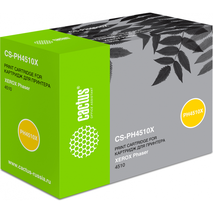 Лазерный картридж CACTUS (113R00711) для Xerox Phaser 4510, черный, 10000 стр. cs-ph4510 Лазерный картридж CACTUS (113R00711) для Xerox Phaser 4510, черный, 10000 стр. cs-ph4510