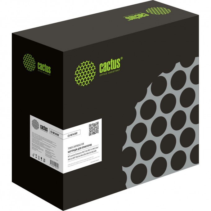 Лазерный картридж CACTUS (147Y) для HP LaserJet M611dn, M612dn, M634dn, M634h, черный, 42 000 стр. CS-W1470Y Лазерный картридж CACTUS (147Y) для HP LaserJet M611dn, M612dn, M634dn, M634h, черный, 42 000 стр. CS-W1470Y