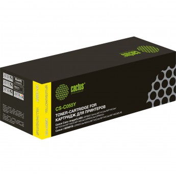 Лазерный картридж CACTUS CS-C055Y (Canon 055 Y) для Canon LBP663Cdw, LBP664Cx, MF746Cx, MF742Cdw, MF744Cdw, желтый, 2 100 стр. Лазерный картридж CACTUS CS-C055Y (Canon 055 Y) для Canon LBP663Cdw, LBP664Cx, MF746Cx, MF742Cdw, MF744Cdw, желтый, 2 100 стр.