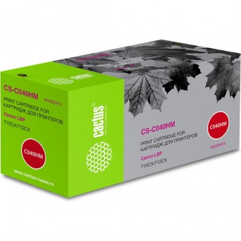 Лазерный картридж CACTUS CS-C040HM (Cartridge 040H) для Canon LBP 710cx i-Sensys, 712cx i-Sensys, пурпурный, увеличенной емкости, 10 000 стр. Лазерный картридж CACTUS CS-C040HM (Cartridge 040H) для Canon LBP 710cx i-Sensys, 712cx i-Sensys, пурпурный, увеличенной емкости, 10 000 стр.