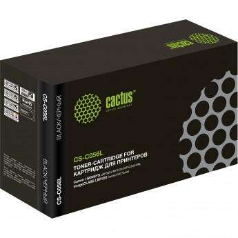 Лазерный картридж CACTUS CS-C056L (Cartridge 056 L) для Canon imageCLASS LBP320 Series, 540 Series, черный, 10 000 стр. Лазерный картридж CACTUS CS-C056L (Cartridge 056 L) для Canon imageCLASS LBP320 Series, 540 Series, черный, 10 000 стр.