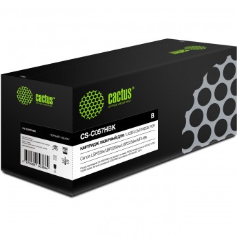 Лазерный картридж CACTUS CS-C057HBK (Cartridge 057H) для Canon LBP228x, LBP226dw, LBP223dw, MF449x, MF446x, MF445dw, MF443dw, черный, 10 000 стр. Лазерный картридж CACTUS CS-C057HBK (Cartridge 057H) для Canon LBP228x, LBP226dw, LBP223dw, MF449x, MF446x, MF445dw, MF443dw, черный, 10 000 стр.