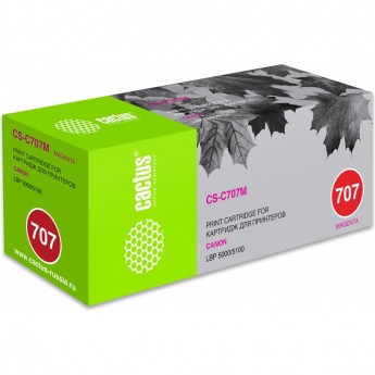 Лазерный картридж CACTUS CS-C707M (Cartridge 707) для Canon LBP 5000 i-Sensys Laser Shot, 5100 i-Sensys, пурпурный, 2 000 стр. Лазерный картридж CACTUS CS-C707M (Cartridge 707) для Canon LBP 5000 i-Sensys Laser Shot, 5100 i-Sensys, пурпурный, 2 000 стр.