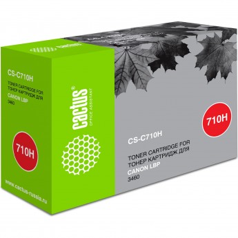 Лазерный картридж CACTUS CS-C710H (Cartridge 710H) для Canon LBP 3460 i-Sensys Laser Shot, черный, увеличенной емкости, 12 000 стр. Лазерный картридж CACTUS CS-C710H (Cartridge 710H) для Canon LBP 3460 i-Sensys Laser Shot, черный, увеличенной емкости, 12 000 стр.
