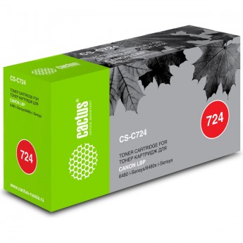 Лазерный картридж CACTUS CS-C724 (Cartridge 724) для Canon LBP 6480 i-Sensys, 6480x i-Sensys, 6750 i-Sensys, 6750dn i-Sensys, 6780x i-Sensys; MF512x i-Sensys, 515x i-Sensys, черный, 6 000 стр. Лазерный картридж CACTUS CS-C724 (Cartridge 724) для Canon LBP 6480 i-Sensys, 6480x i-Sensys, 6750 i-Sensys, 6750dn i-Sensys, 6780x i-Sensys; MF512x i-Sensys, 515x i-Sensys, черный, 6 000 стр.